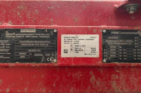 Grimme, VARITRON 470 III