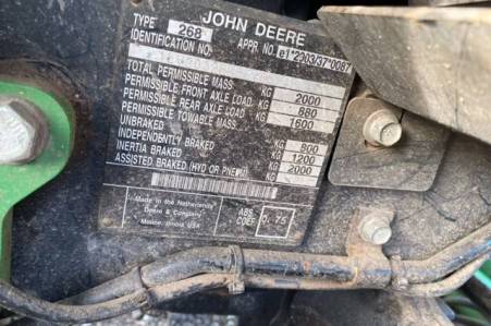 John Deere, 2032R