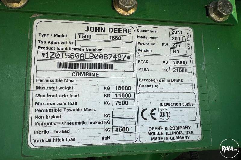 John Deere, T560