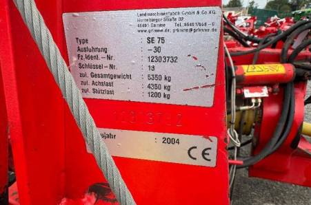 Grimme, SE 75/30 UB
