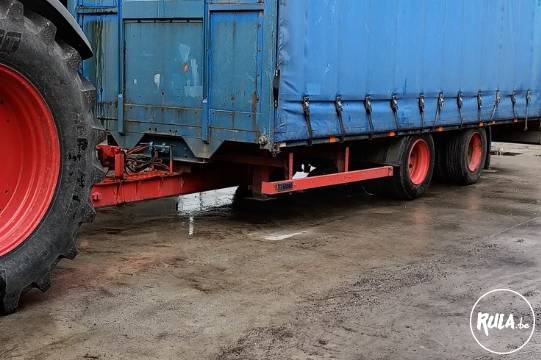 Krone 18t MTM schuifzeilopbouw wipkar traag vervoe