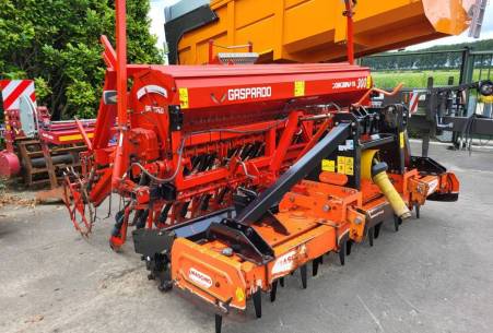 Maschio rotoreg met Gaspardo opbouwzaaimachine