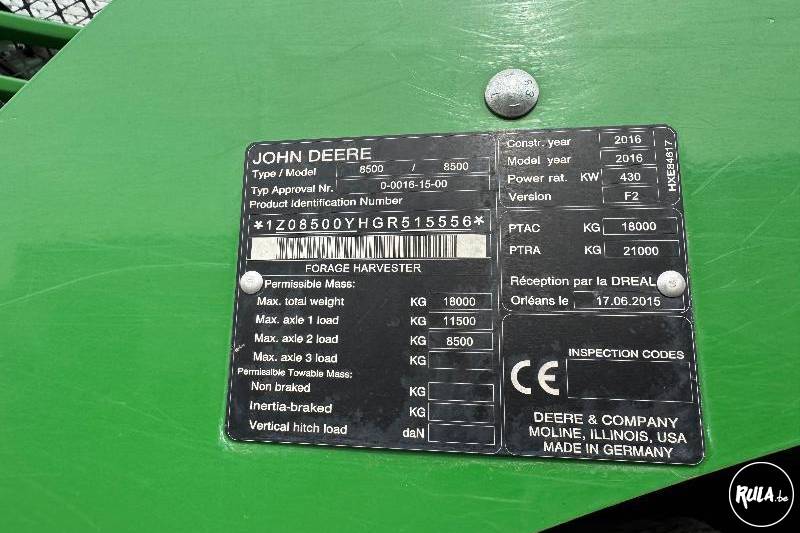 John Deere, 8500
