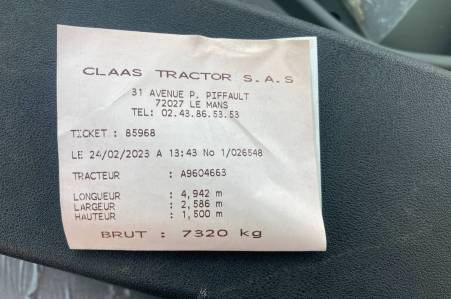 Claas Arion 650 CIS 