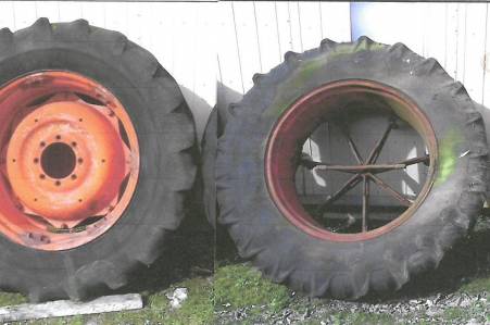 Roues jumelées