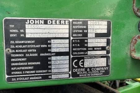 John Deere, 7400 4RM