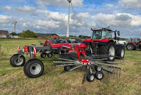 Massey Ferguson dubbele hark 