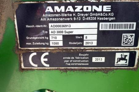 Amazone, AD3000 SUPER
