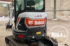  Grue Bobcat + remorque porte engin+grappin 