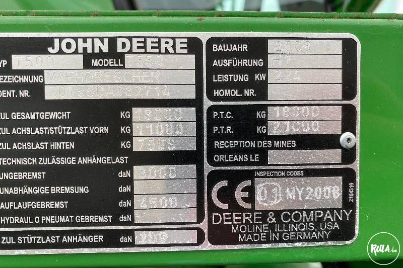 John Deere, T550