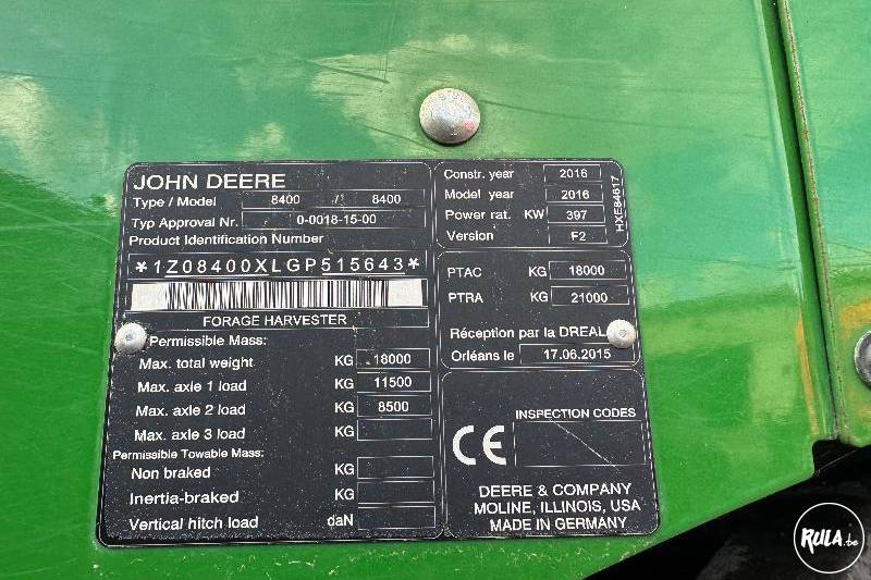 John Deere, 8400