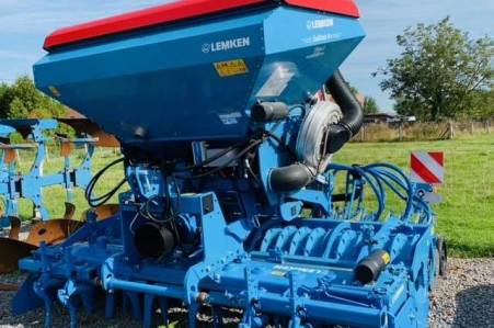 Lemken Zirkon 12/3m + Solitair 9+/3m